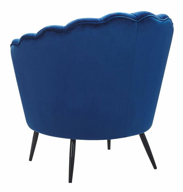 Fotel LAVIKE (bársony) (kék)