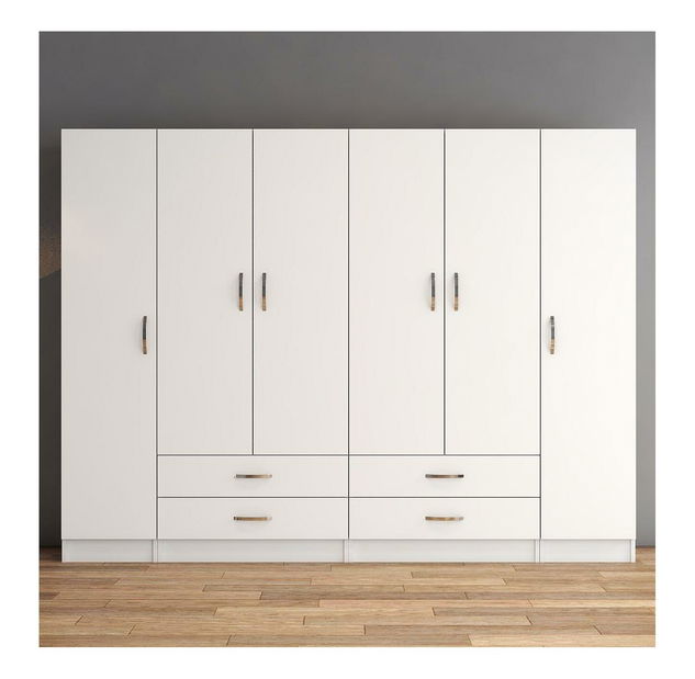 Ruhásszekrény Gerdo 801 (fehér) 