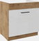 Alsó konyhaszekrény a mosogatóhoz   Virion 80 ZL 1S BB (lancelot tölgy + fényes fehér)