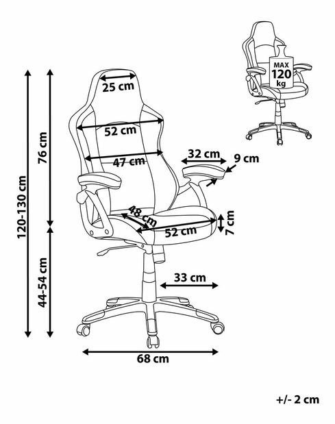 Kancelárska stolička Expo (svetlosivá)