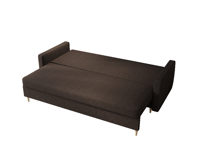 Kétszemélyes kanapé Aura (sötétbarna)