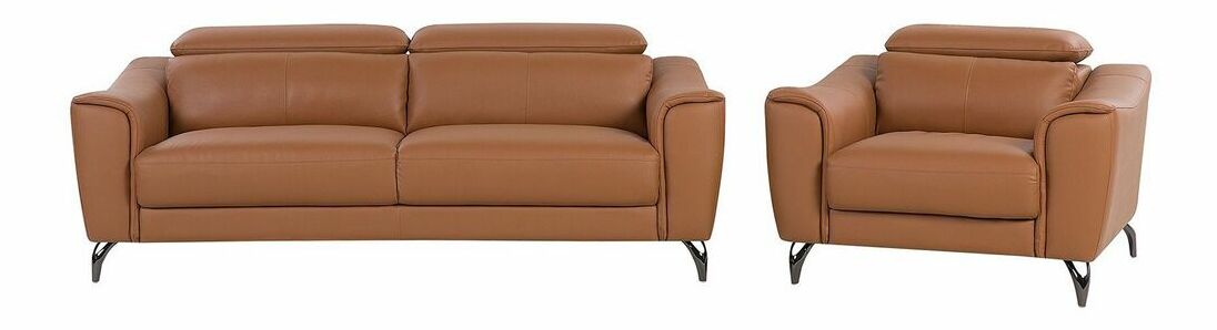 Sedacia súprava Newark (zlatohnedá)