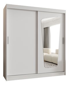 Dulap de haine 180 cm Mokka (alb)