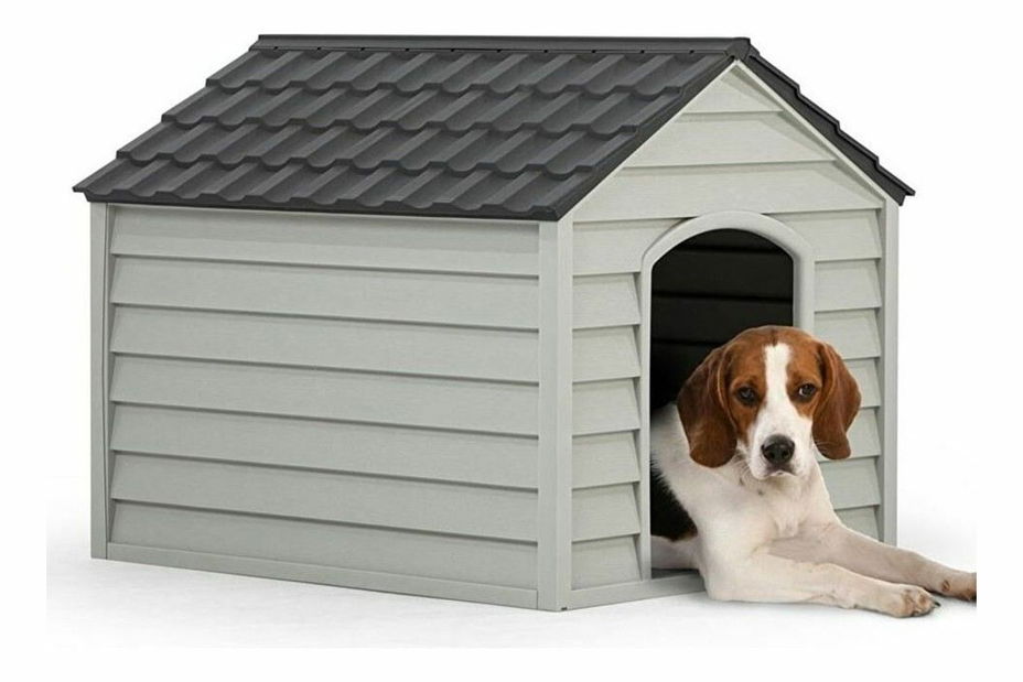 Domček pre psa Dora (sivá + antracit)