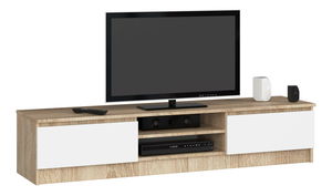 Masă TV Katalina (stejar sonoma + alb)