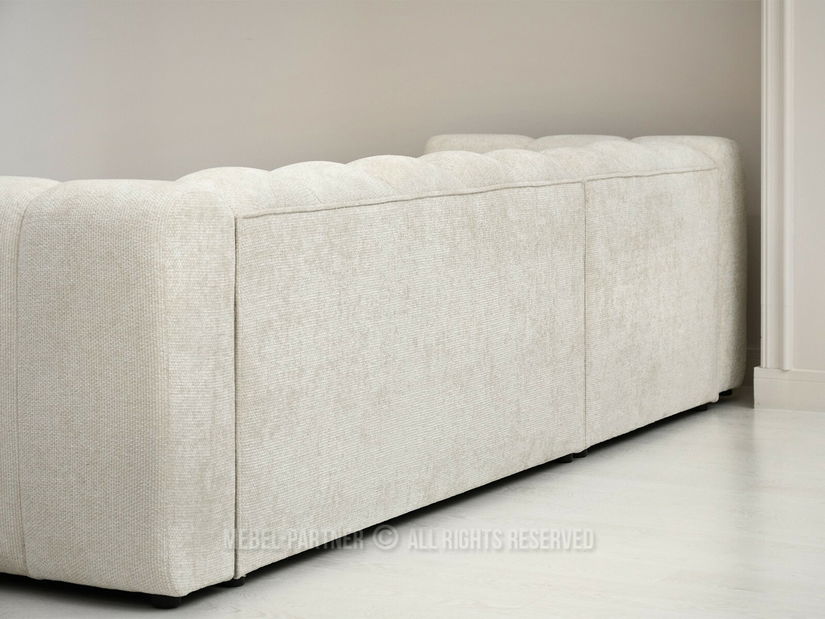 Sarokkanapé Octavos (krém + fekete)