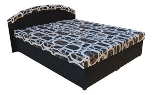 Bračni krevet 160 cm Pandora (cna) (s madracima) 