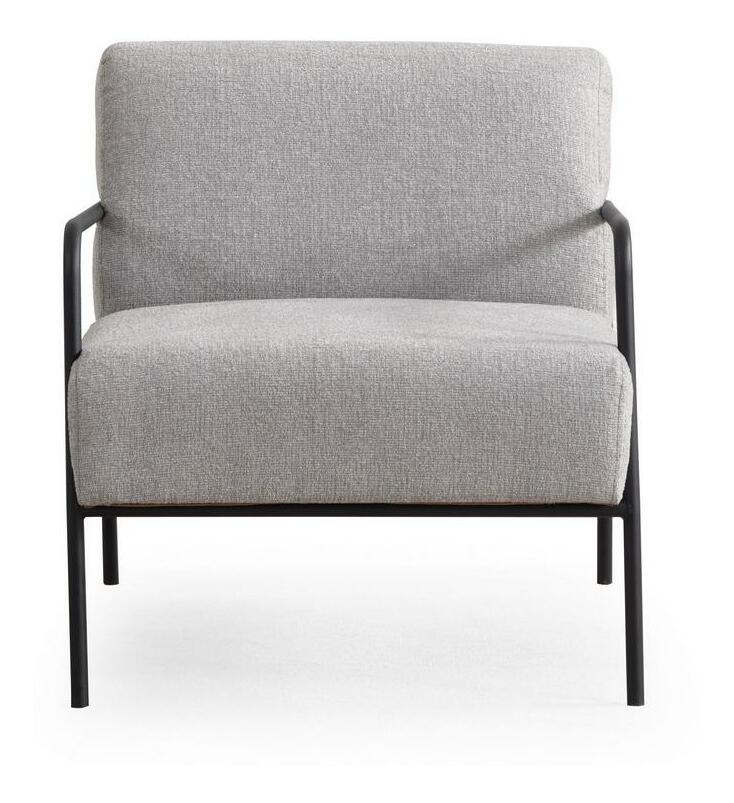 Kreslo Etorella (sivá + čierna)