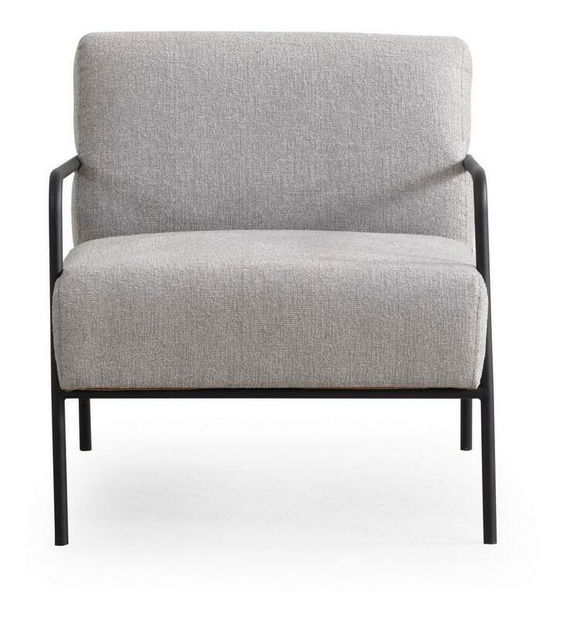 Fotel Etorella (szürke + fekete)