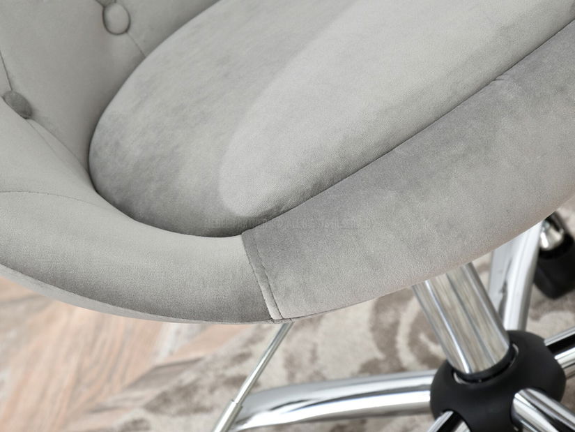 Fotel Lush 4 (szürke + króm)