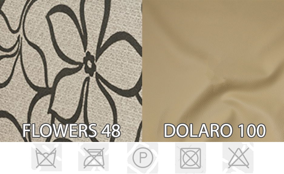 Franciaágy Boxspring 140 cm Lilac Comfort (minta + bézs) (matraccal és tárolóhellyel)