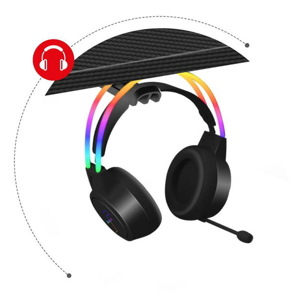 PC stolík Hyperion 4.7 (čierna)