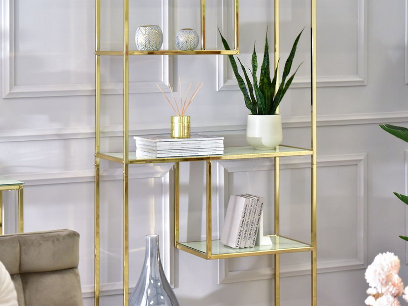 Raft Crips (marmură albă + auriu)