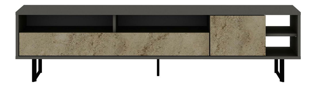 TV stolić/ormarić Lugar (sivi travertin)