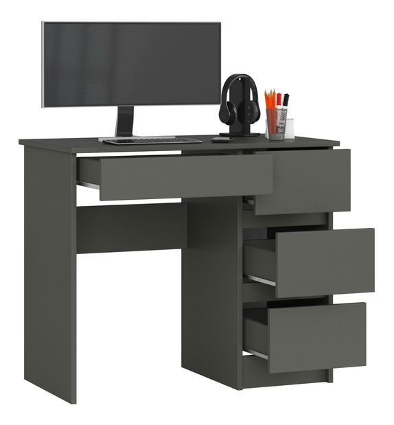 Masă PC Benicio II (Gri) (D)