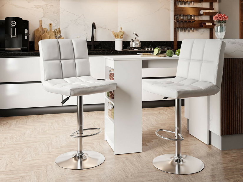 Set barskih stolica (2 kom.) Mirjan Arlo 628 0 (wh White)