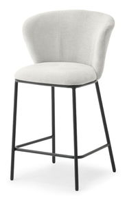 Barová stolička Kurkum (sivá + čierna)