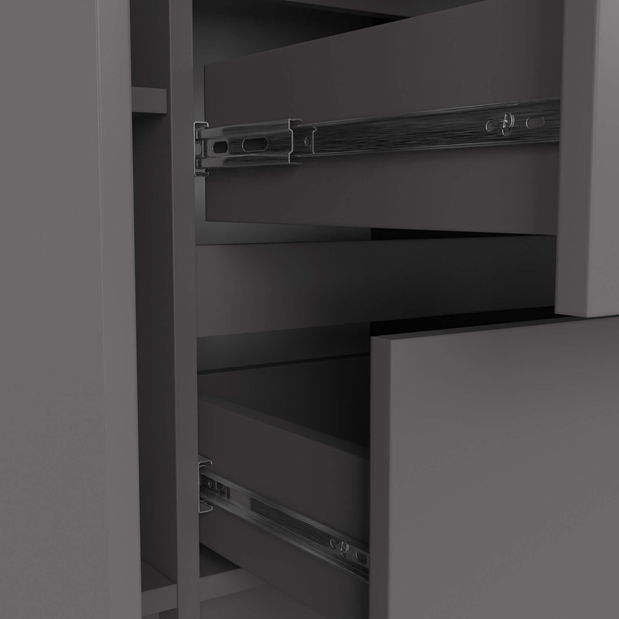 Komoda Kalista VI (sivý grafit)