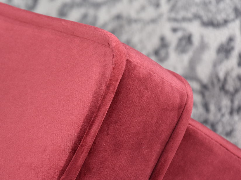 Taburetka Muriera (bordová + buk)