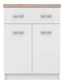 Comodă Tianna 2D1S/60 (alb)
