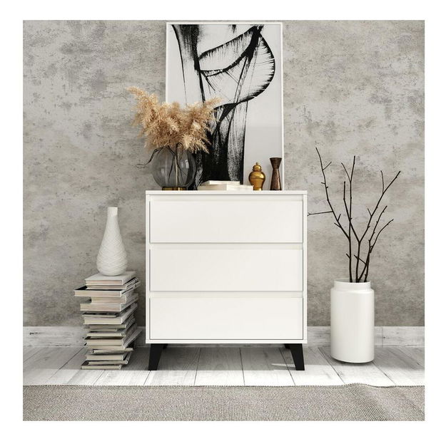 Komód Brisas 2 (fehér + fekete)