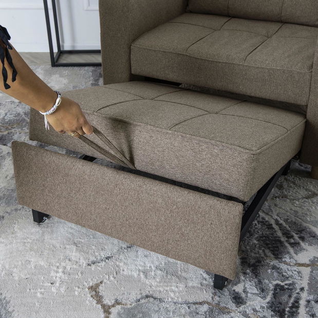 Rozkladacie kreslo Suspendida (béžová) 