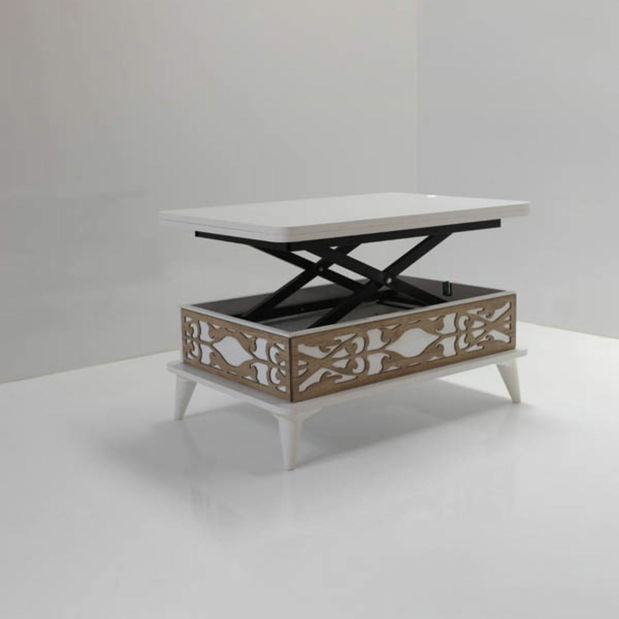 Konferenčný stolík Otta (biela)