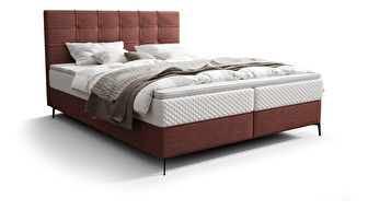 Jednolôžková posteľ 120 cm Infernus Bonell (terakota) (s roštom, s úl. priestorom)