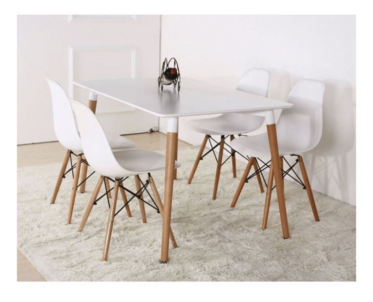 Scaun de sufragerie Cisi 3 (alb)