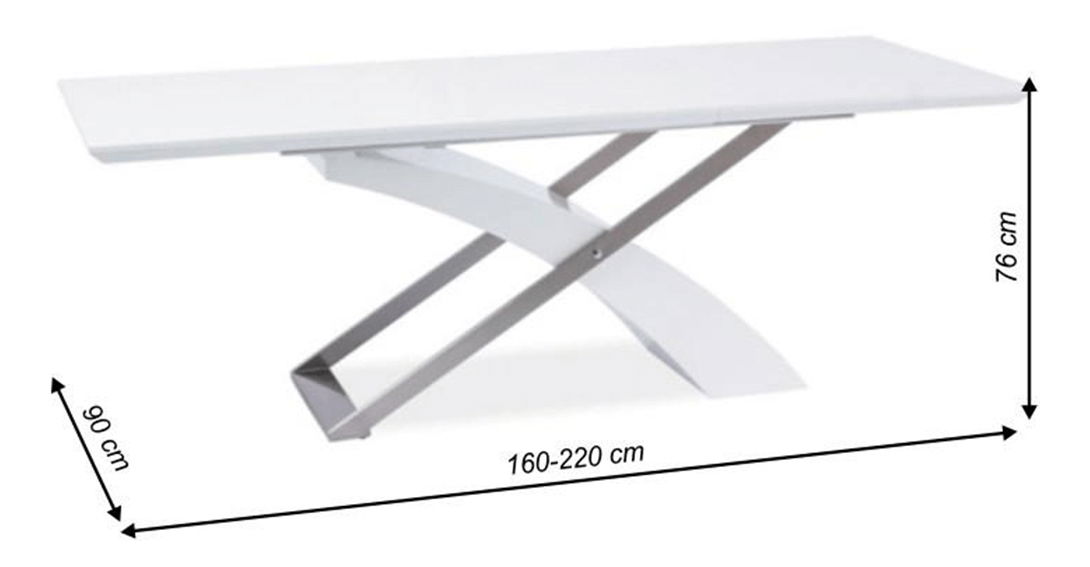 Masă de sufragerie extensibilă Krassy