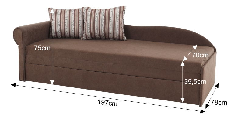 Heverő Alloa alova barna (B)