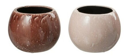 Kvetináč Jolipa Stojací (20x20x15cm) (Hnedá) (2ks)