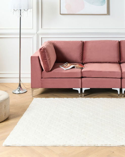 Tepih od umjetnog krzna 160 x 230 cm Gharry (bijela)