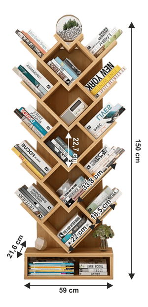 Regal Veley (hrast) *trgovina