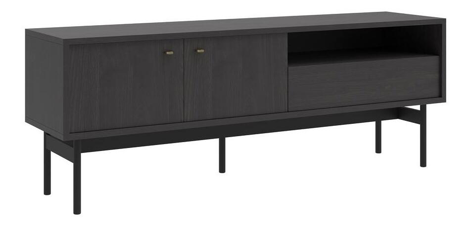 Tv szekrény/asztal Oscar O4 (portlandi fekete kőris)