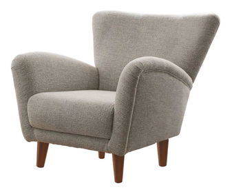 Fotel Tedelezza (szürke + dió)