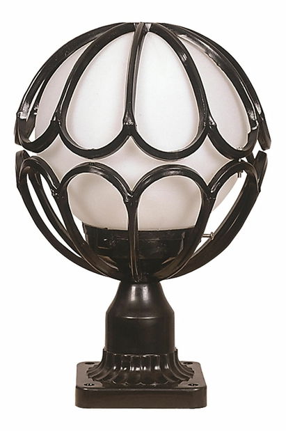 Vonkajšie nástenné svietidlo Donovan (čierna + biela)