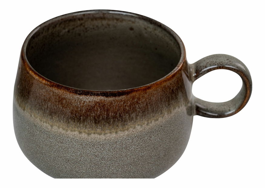 Set 4 ks hrnčekov Seadoria 2 ( sivá + hnedá)