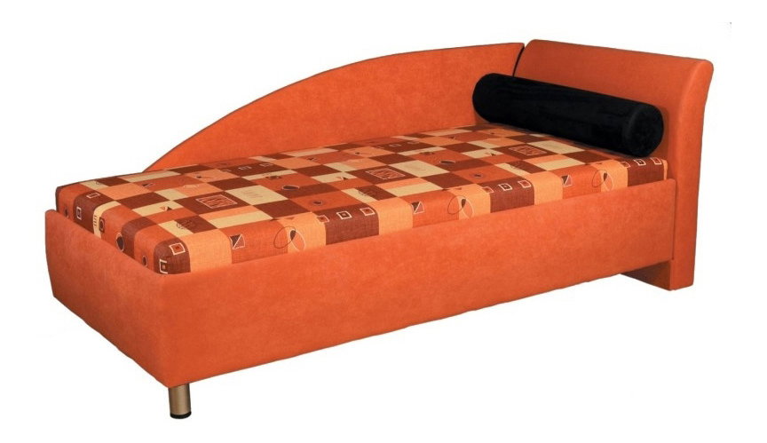 Pat de o persoană (canapea) 90 cm Pennie (cu saltea molitan) (D)