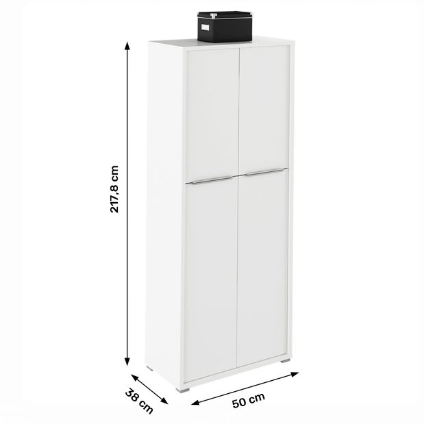 Dulap cu rafturi 07 Rumia (Alb)