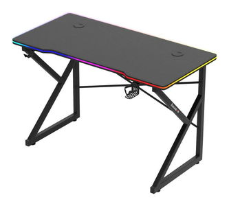 Masă PC Hyperion 1.7 (negru + multicolor) (cu iluminat LED)