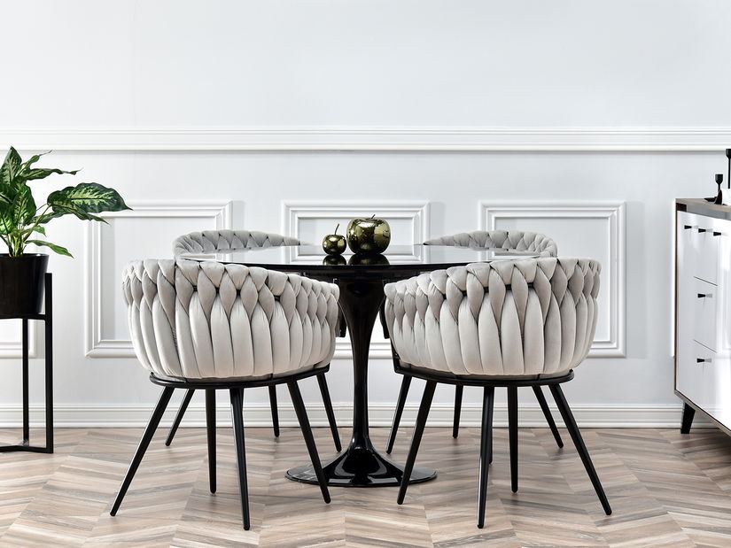 Blagovaonska stolica Radio (siva + crna)