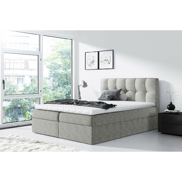 Manželská posteľ Boxspring Maddox (140x200) (Muna 08)