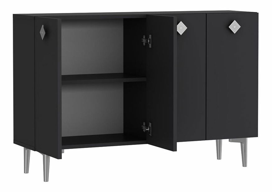 Skrinka Morana (antracit + strieborná)