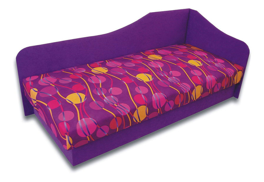 Jednostruki krevet (kauč) 80 cm Lady 87 (Ljubičasta 49 + Ikarus 43) (D)