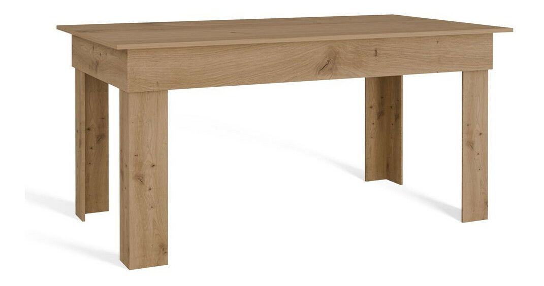 Masă de sufragerie Mostrarse 1 (stejar artisan) (pentru 6 persoane)