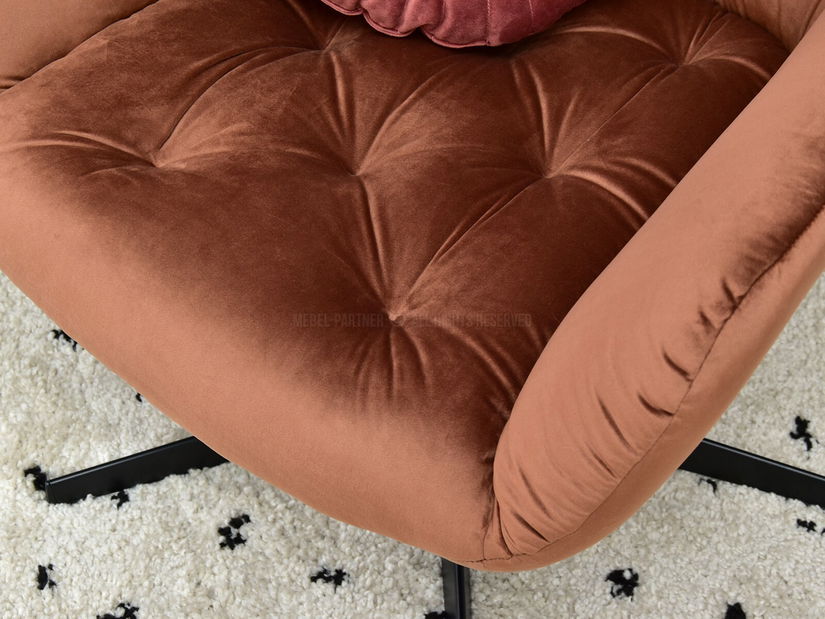 Fotoliu Aaron (cupru + negru)