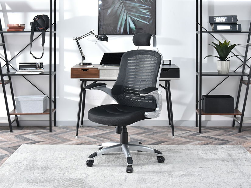 Kreslo Lumpo (čierna + striebro)