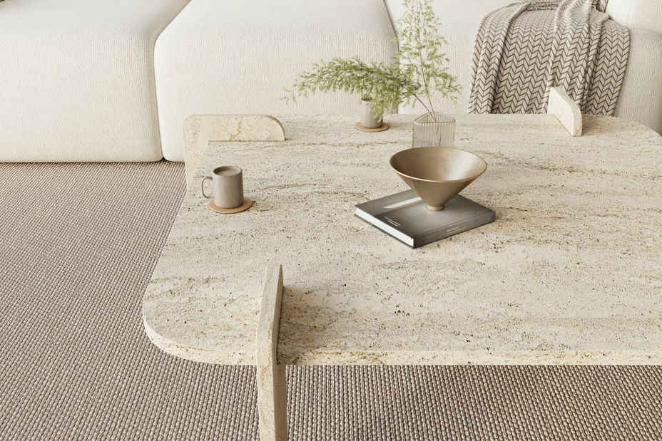 Konferenčný stolík Wolla (travertín)