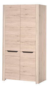 Dulap de haine Dessum 05 (stejar sanremo + maro)